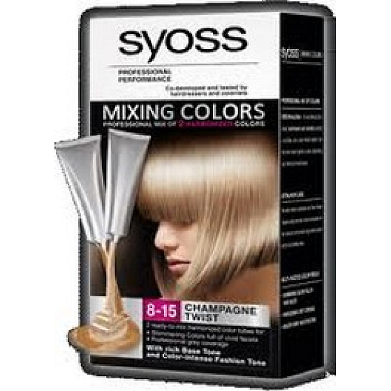 Syoss Mixing Colors long-lasting hair color 8-15 Champagne Twist