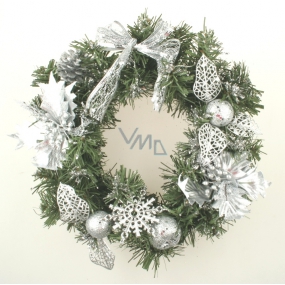 Silver wreath 30 cm