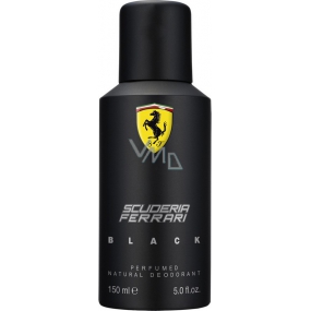 Ferrari Scuderia Black deodorant spray for men 150 ml