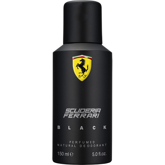 Ferrari Scuderia Black deodorant spray for men 150 ml