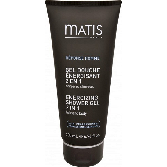 Matis Paris Pour Homme Response Energizing 2 in 1 energizing shower gel for men 200 ml