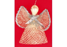 Angel with silver trim on wings 9 cm