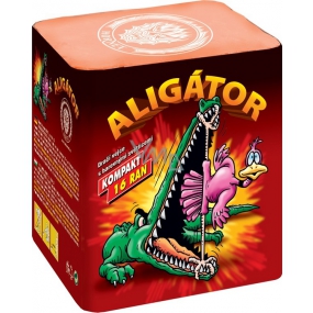 Alligator compact pyrotechnics CE2 16 rounds II. Danger class for sale from 18 years!