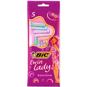 Bic 2 Lady Sensitive for sensitive skin double-edged razors 5 pieces