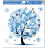Window foil without glue 4 seasons Winter 33.5 x 30 cm