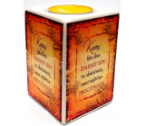 Nekupto Ceramic candlestick Everyone who wants to turn a dream into reality must first wake up 9 x 6 cm