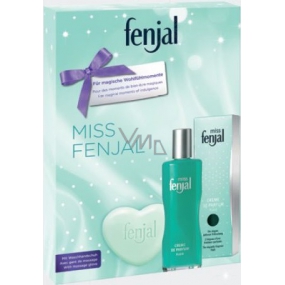 Fenjal Miss perfumed deodorant fluid 100 ml + cream soap 90 g + massage gloves 1 piece, cosmetic set