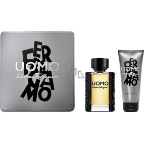 Salvatore Ferragamo Uomo eau de toilette for men 50 ml + 2in1 shower gel and shampoo 100 ml, gift set