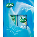 Radox Feel Active shower gel 250 ml + Stress Relief bath foam 500 ml, cosmetic set