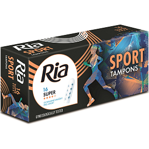 Ria Sport Super Women's Tampons 16 pieces