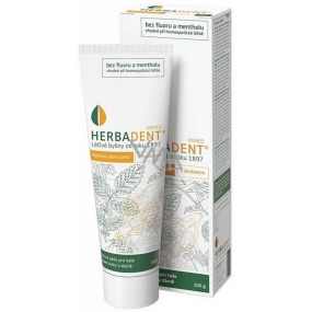 Herbadent Homeo herbal toothpaste with ginseng, without fluoride and menthol 100 g