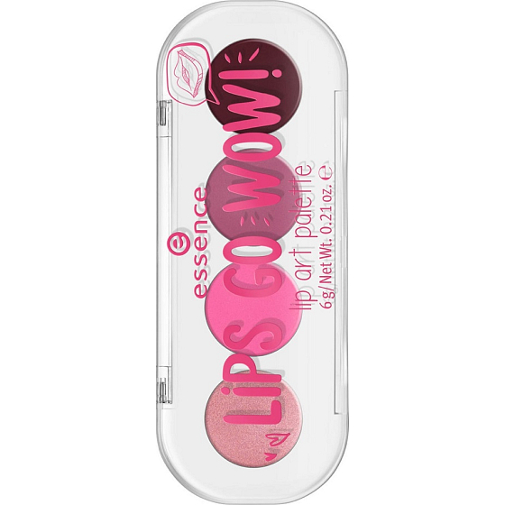 Essence Lips Go Wow! Lip Art Palette Lip Palette 01 Showem Your Style! 6 g