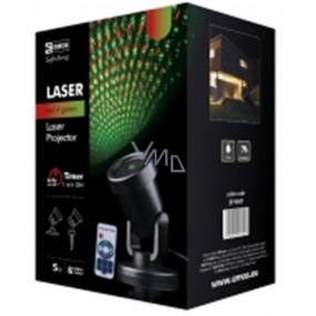 Emos Laser Projector Red + Green + 5m Power Cord