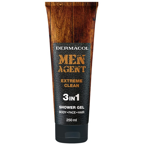 Dermacol Men Agent 3in1 Extreme Clean shower gel 250 ml tube
