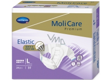 MoliCare Premium Elastic L 110-150 cm 8 drops adhesive diapers for medium to severe incontinence 24 pieces