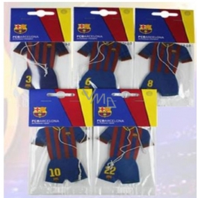 FC Barcelona aromatic car card in the shape of club players' clothes