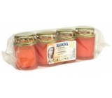Madonna Cemetery Candle Bedronka Pressed Red 15 Hours 4 x 55 g
