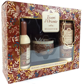 Tesori d Oriente Byzantium Eau de Toilette for Women 100 ml + shower gel 250 ml + oriental candle 109 g, gift set