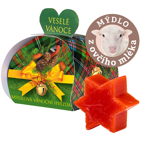 My Poinsettia Tangerine Sheep Milk Gift Soap 13 g