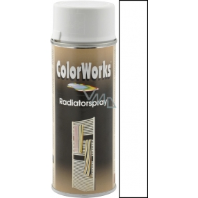 Color Works Radiatorspray alkyd varnish white 400 ml spray