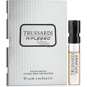 Trussardi Riflesso eau de toilette for men 1.5 ml with spray, vial