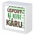 Nekupto Gift box Savings for a new cart 16 x 16 x 6 cm