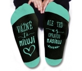 Nekupto Family gifts with humor Socks I really love you, size 39-42