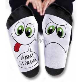 Nekupto Family gifts with humor Socks I'm the right one, size 43-46