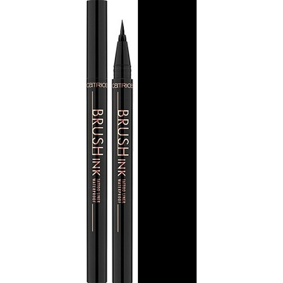 Catrice Brush Ink Tattoo Liner waterproof eyeliner 010 Black Waterproof 1 ml