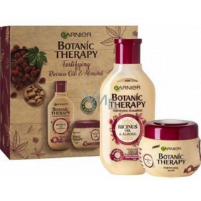 Garnier Botanic Therapy Ricinus Oil & Almond hair shampoo 250 ml + hair mask for weak hair 300 ml, cosmetic set