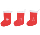 Plush stocking Santa Claus red 40 cm 1 piece