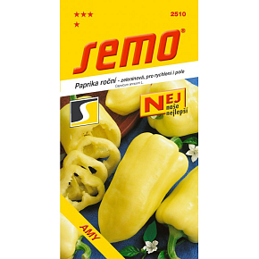 Semo Annual Vegetable Pepper, for Forcing and Field Amy 0.8 g