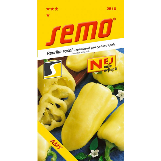 Semo Annual Vegetable Pepper, for Forcing and Field Amy 0.8 g