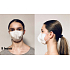 Crdlight Respirator FFP2 face mask for children Junior white 10 pieces