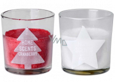 Adpal Stearin Home Scents scented candle in glass 70 x 75 mm mix colors