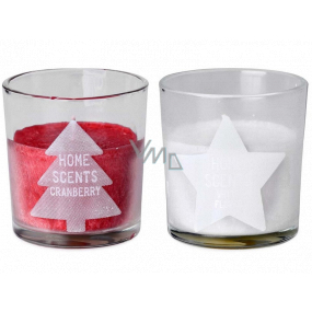 Adpal Stearin Home Scents scented candle in glass 70 x 75 mm mix of colors