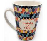 Nekupto Cosy home Follow your dreams ceramic mug 350 ml