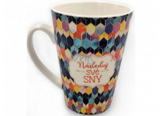 Nekupto Cosy home Follow your dreams ceramic mug 350 ml