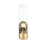 Lima Holy Family candle gold cylinder 60 x 220 mm 1 piece