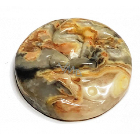 Agate crazy face sun and moon hand carved natural stone 5 cm, brings to life a successful
