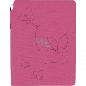 Albi Notebook with pen Butterflies 14,5 x 11 cm