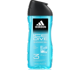 Adidas Ice Dive 3in1 shower gel for body, hair and skin for men 250 ml