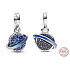 Charm Sterling Silver 925 Planet Saturn - Mini Medallion, Space Bracelet Pendant