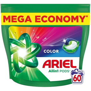 Ariel Color washing capsules, 60 pcs