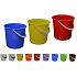 Plastic Bucket Without Spout, Various Colors 8 L