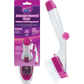 Parex dish brush with detergent dispenser