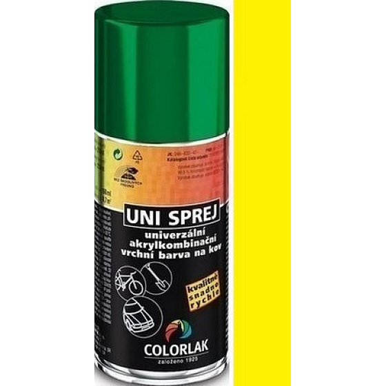 Colorlak Uni universal acrylic paint spray 6200 Yellow chrome 160 ml