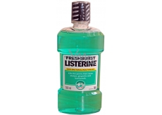 Listerine Freshburst antiseptic mouthwash reduces dental plaque by 500 ml