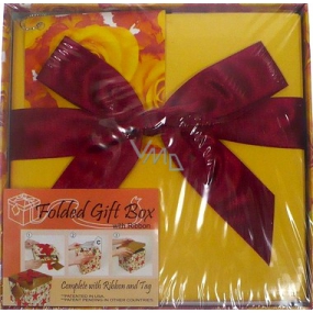 Anděl Folding gift box with ribbon and name tag 15 x 15 x 15 cm