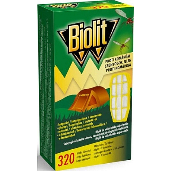 Biolit Anti-mosquito cartridge for electric vaporizer 1 piece + battery 2 pieces